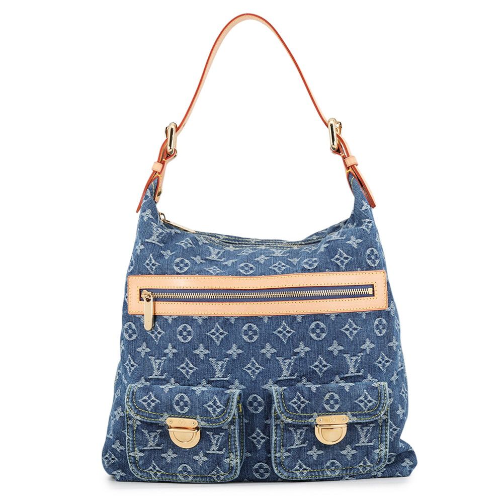 Louis Vuitton Shoulder Bag Monogram Denim Baggy GM