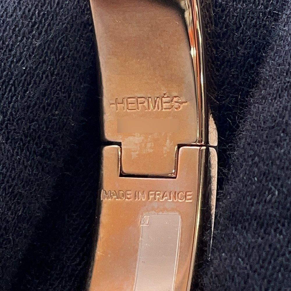 Hermes Bracelet Clic H Clac PM White Pink Gold — view 8