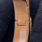 Hermes Bracelet Clic H Clac PM White Pink Gold — view 8