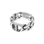 Dior CD Icon Chain Link Ring L Silver — view 5