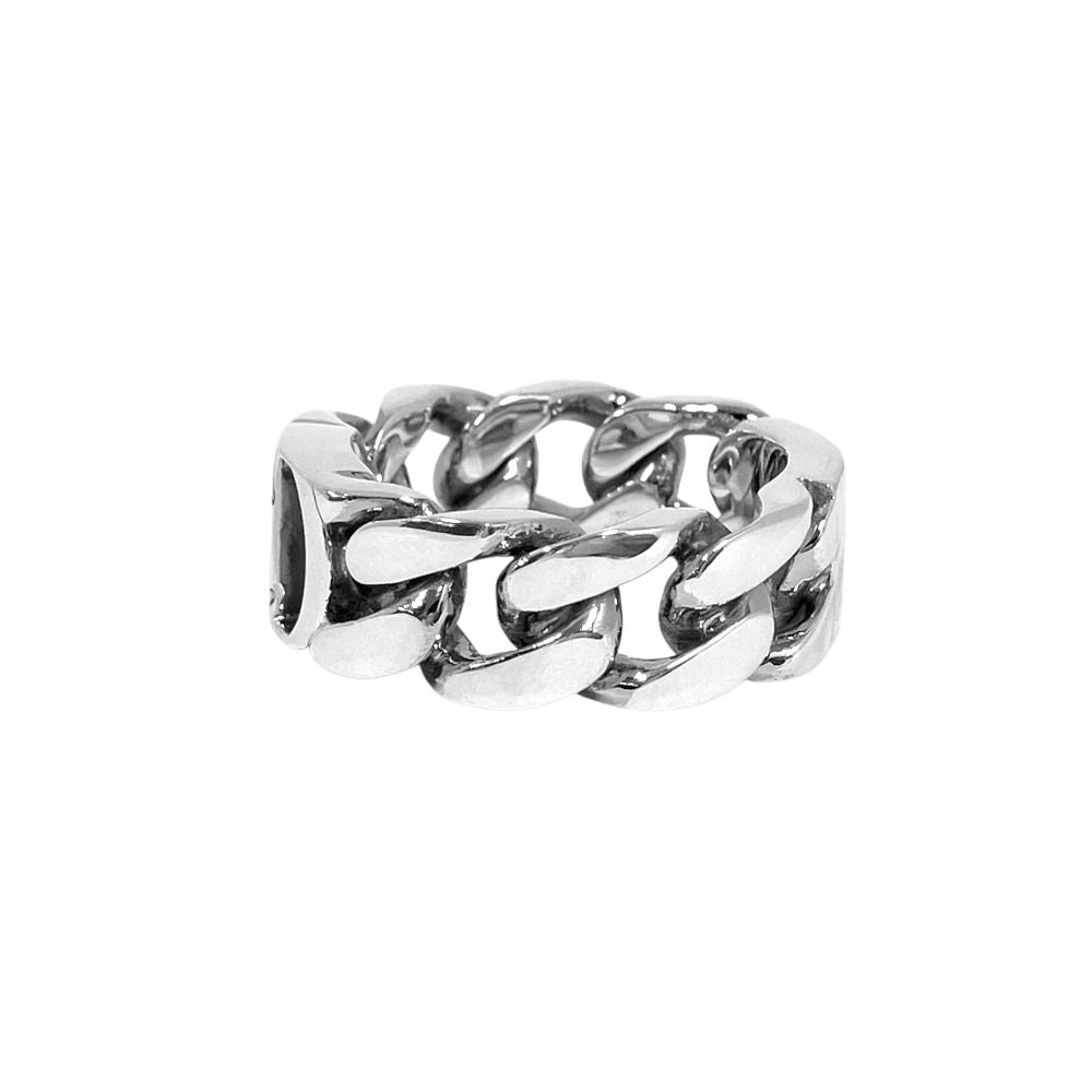 Dior CD Icon Chain Link Ring L Silver — view 2