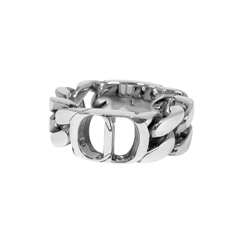 Dior CD Icon Chain Link Ring L Silver