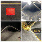 Louis Vuitton Monogram Empreinte Crafty On The Go GM Beige Black Calfskin Tote — view 4