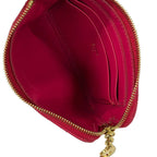 Celine Coin Purse Pink Purple Quilted Leather — view 3