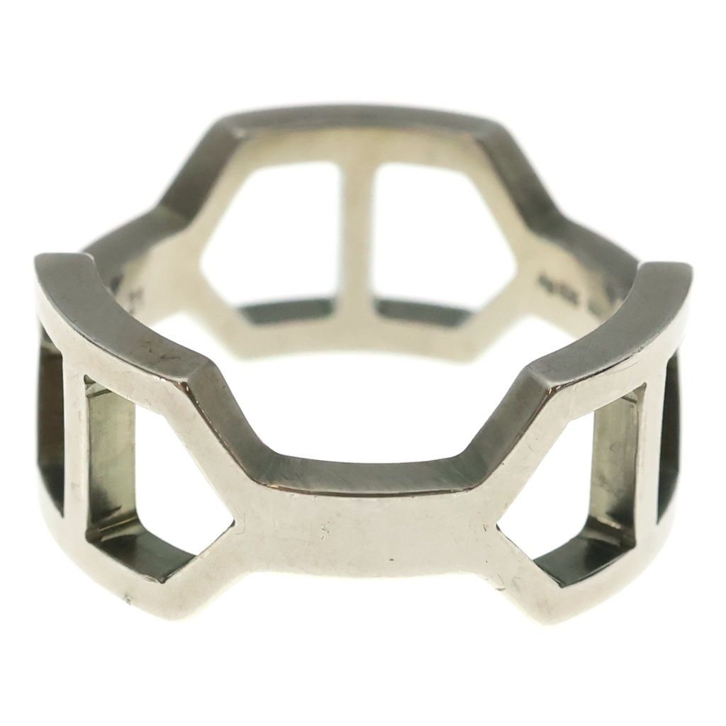 Gucci Hexagon Design Ring 925 Sterling Silver — view 2