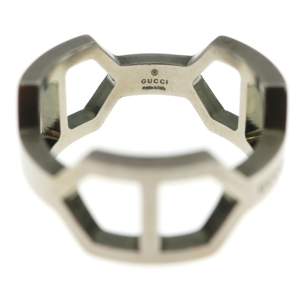 Gucci Hexagon Design Ring 925 Sterling Silver — view 4