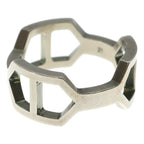 Gucci Hexagon Design Ring 925 Sterling Silver — view 3