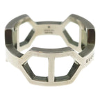 Gucci Hexagon Design Ring 925 Sterling Silver
