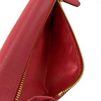 Prada Wallet Pink Document Letter Leather — view 5