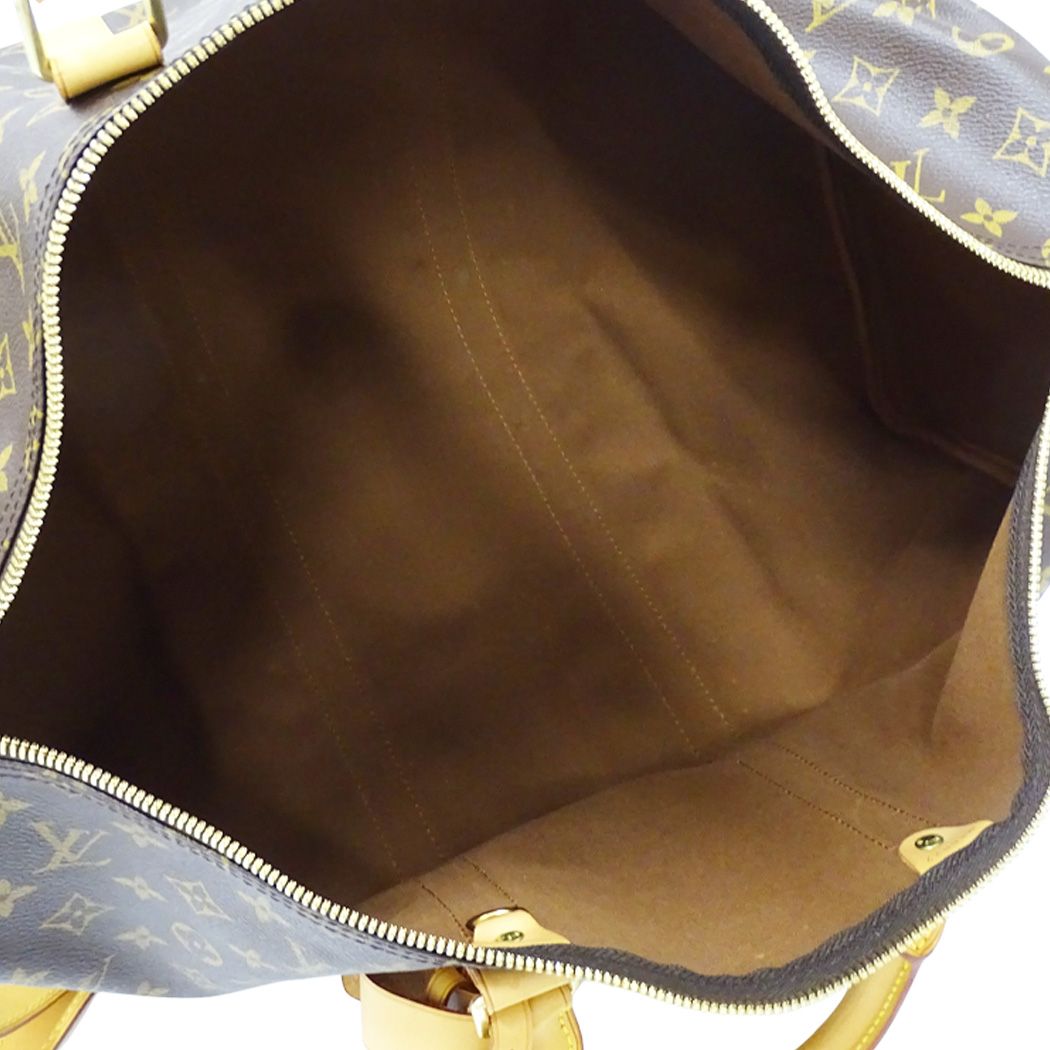 Louis Vuitton Monogram Boston Canvas Keepall Bandouliere 50 Brown Large Travel — view 5