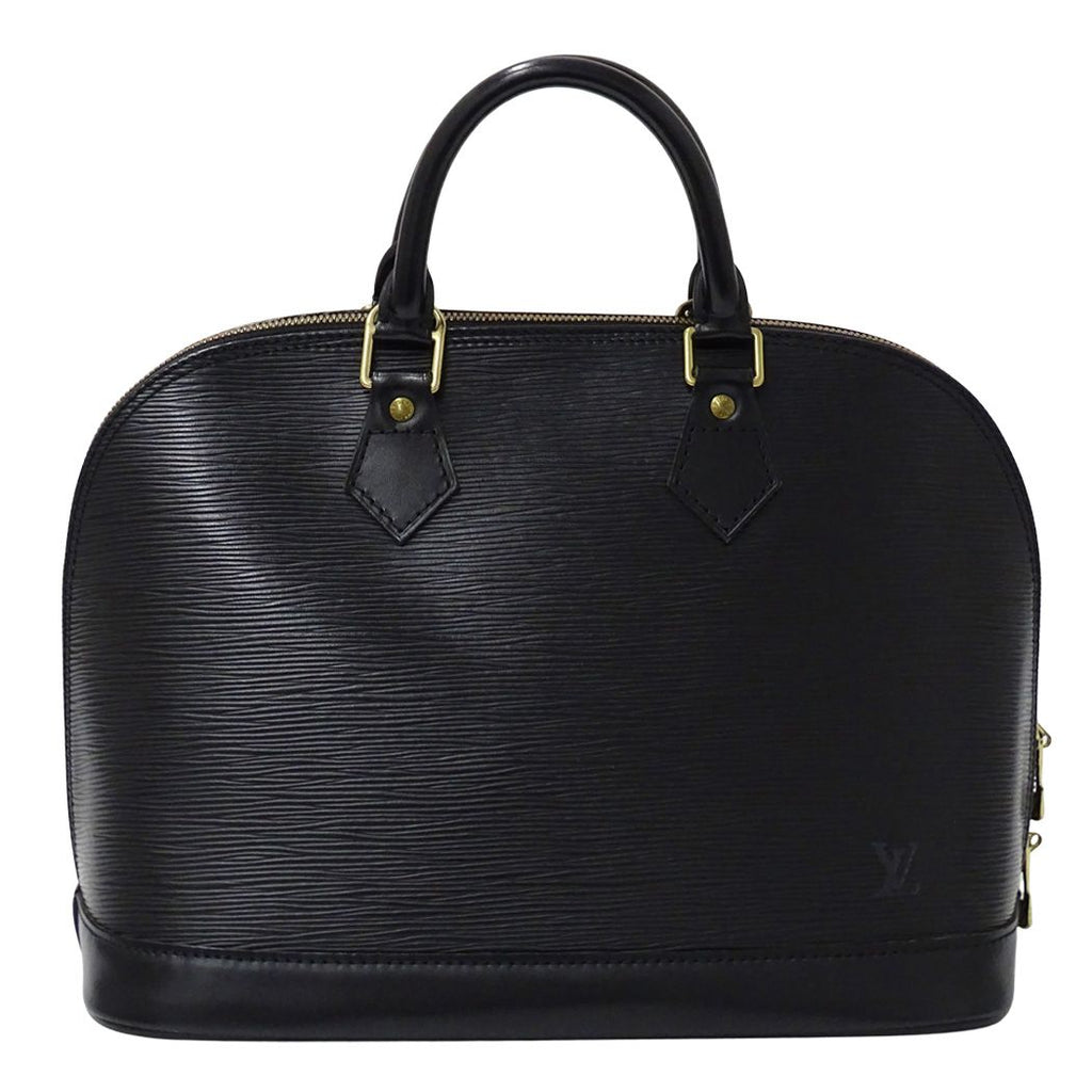 Louis Vuitton Bag Epi Handbag Alma PM Noir Gold Black
