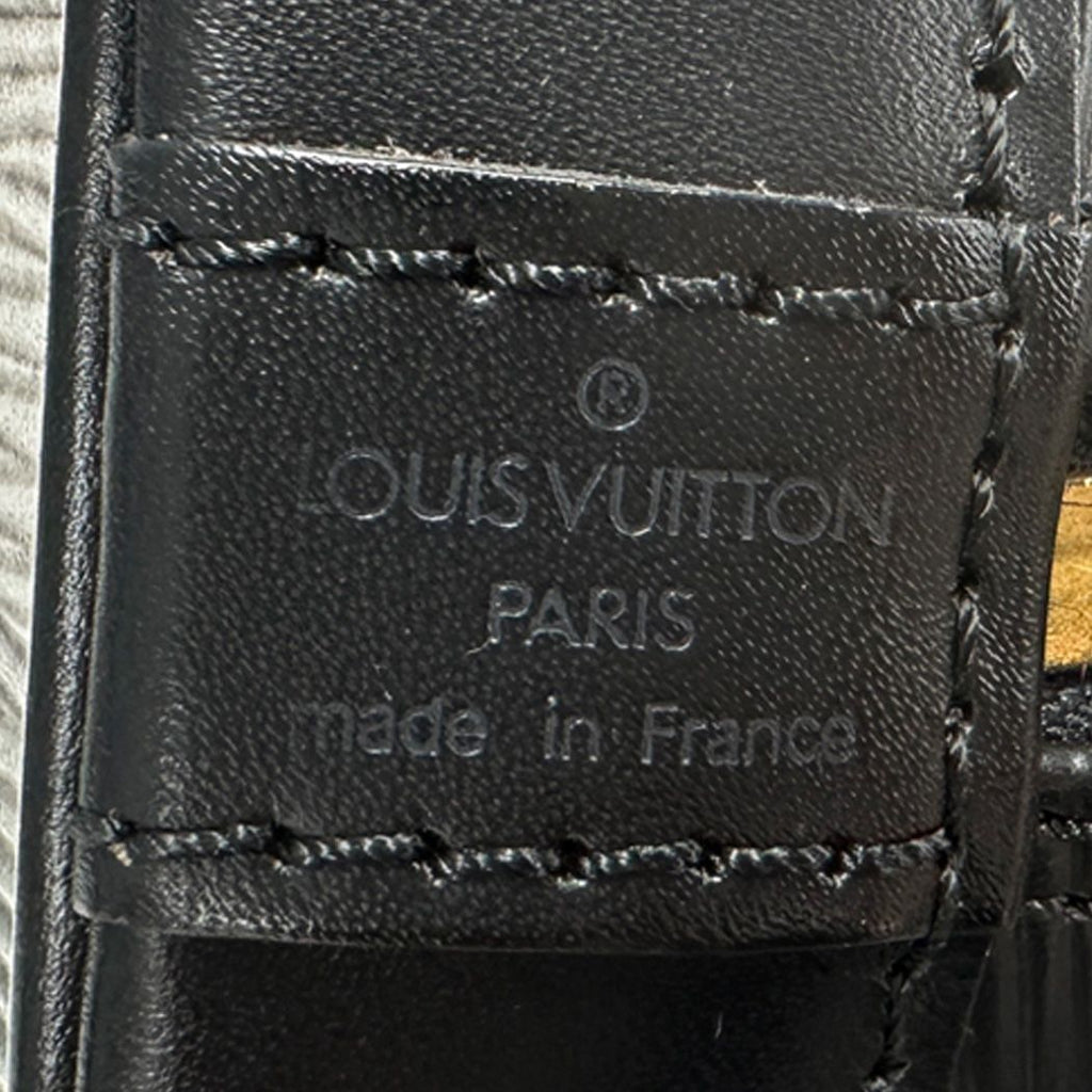 Louis Vuitton Bag Epi Handbag Alma PM Noir Gold Black — view 6