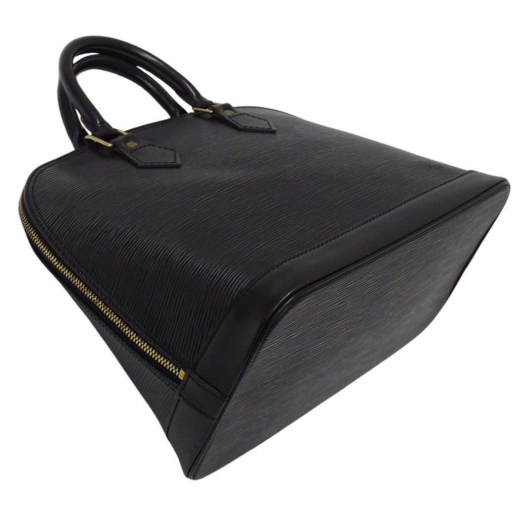 Louis Vuitton Bag Epi Handbag Alma PM Noir Gold Black — view 4