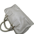 Loewe Bag Handbag Leather Amazona 28 Silver Business Work Everyday — view 7
