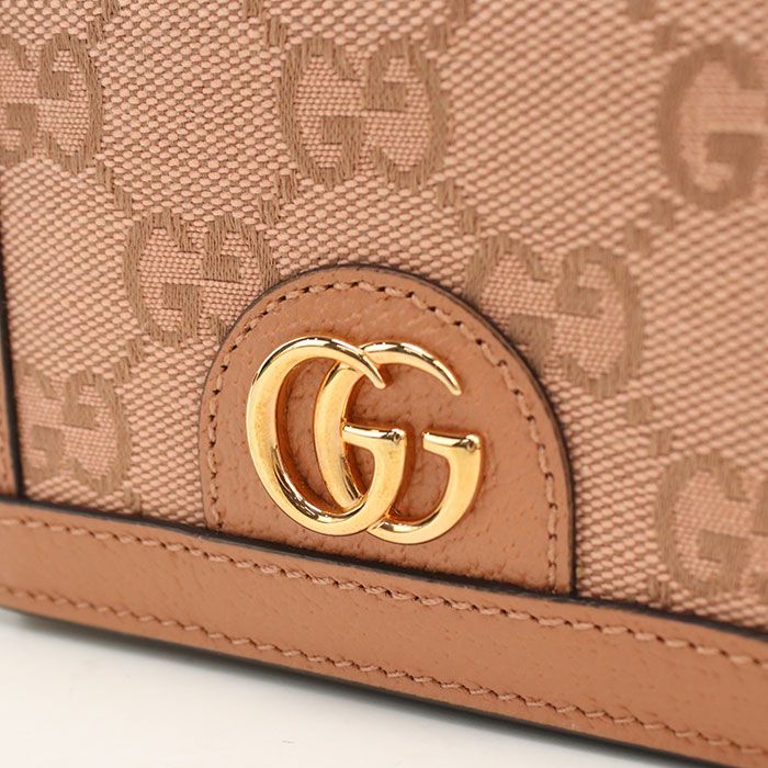 Gucci Compact Wallet Ophidia Bifold GG Canvas — view 7