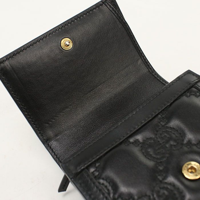 Gucci GG Matelasse Bifold Wallet Leather — view 6