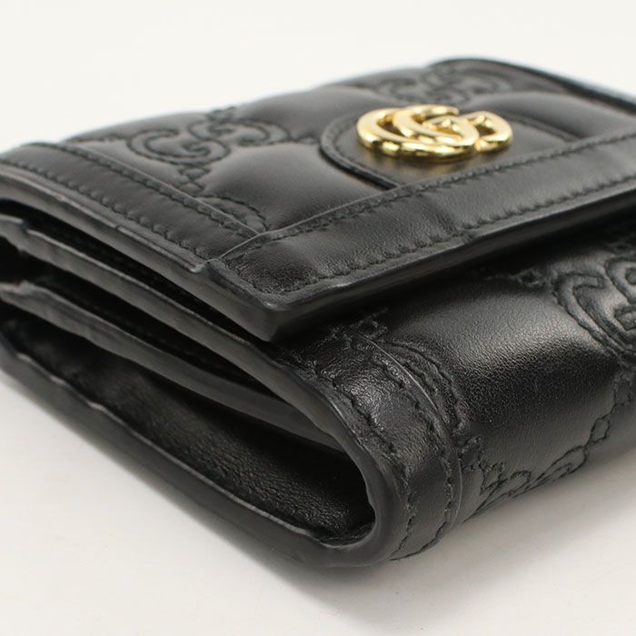Gucci GG Matelasse Bifold Wallet Leather — view 5