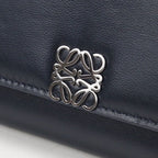 Loewe Vertical Wallet Small Anagram Trifold Shiny Napa Calfskin — view 6