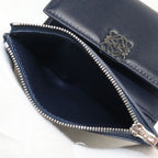 Loewe Vertical Wallet Small Anagram Trifold Shiny Napa Calfskin — view 5