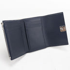 Loewe Vertical Wallet Small Anagram Trifold Shiny Napa Calfskin — view 3