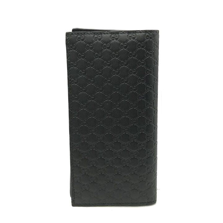 Gucci Micro Guccissima Wallet Bifold Leather Black — view 3