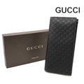 Gucci Micro Guccissima Wallet Bifold Leather Black