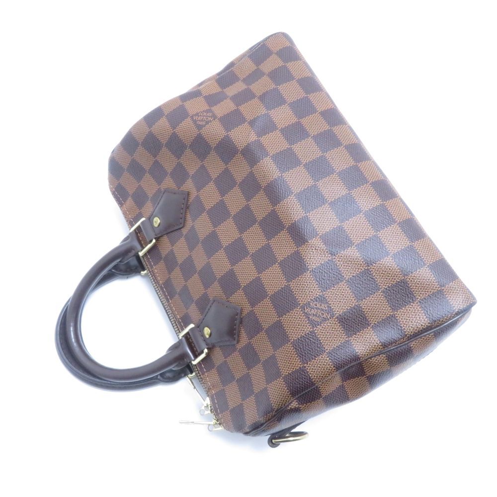 Louis Vuitton Speedy Bandouliere 25 Damier Shoulder Bag Canvas Brown — view 3
