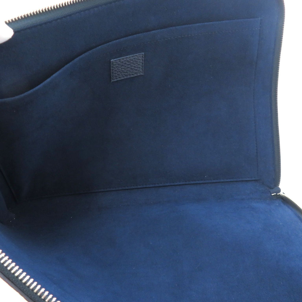Louis Vuitton Pochette Jules GM Clutch Taurillon Navy Black — view 4