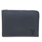 Louis Vuitton Pochette Jules GM Clutch Taurillon Navy Black