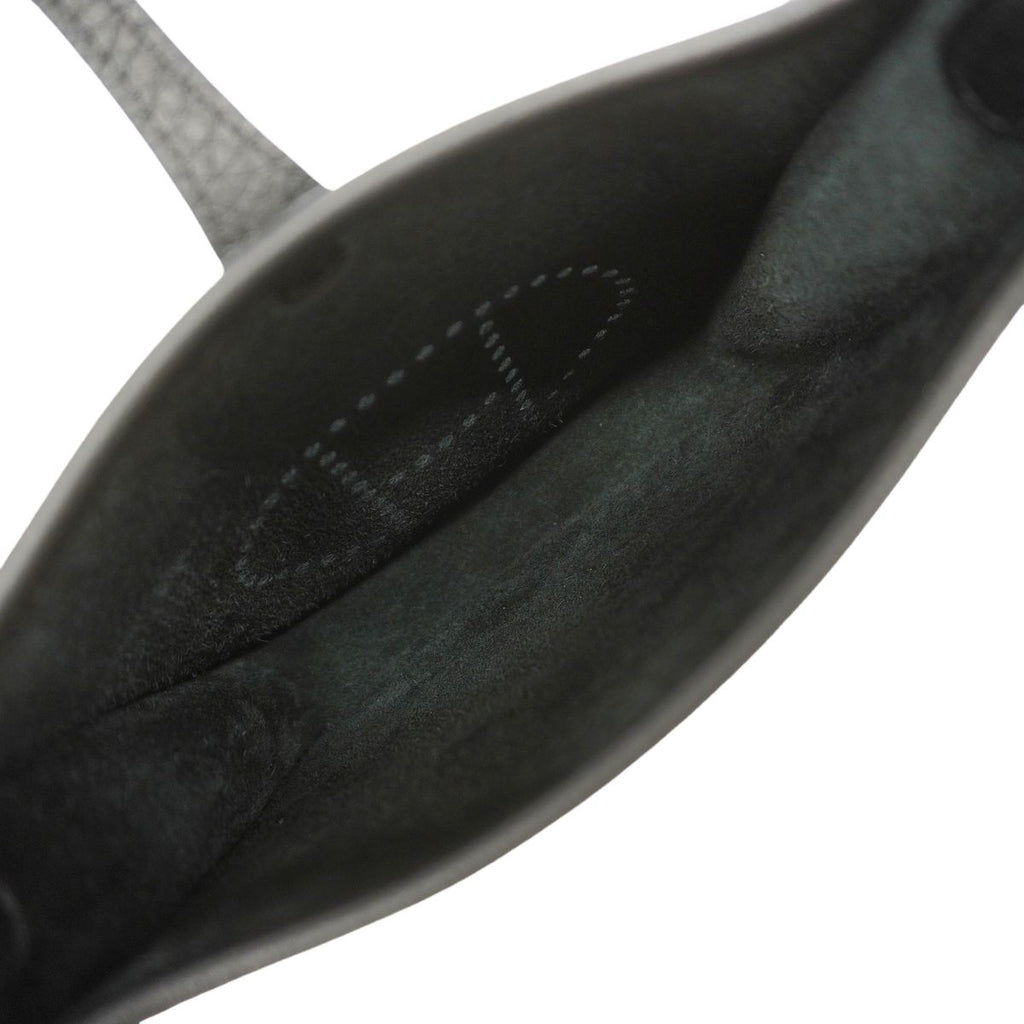 Hermes Shoulder Bag Evelyne TPM Taurillon Clemence Black Gold — view 4