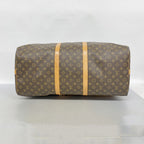 Louis Vuitton Boston Bag Monogram Keepall Bandouliere 60 Brown — view 3
