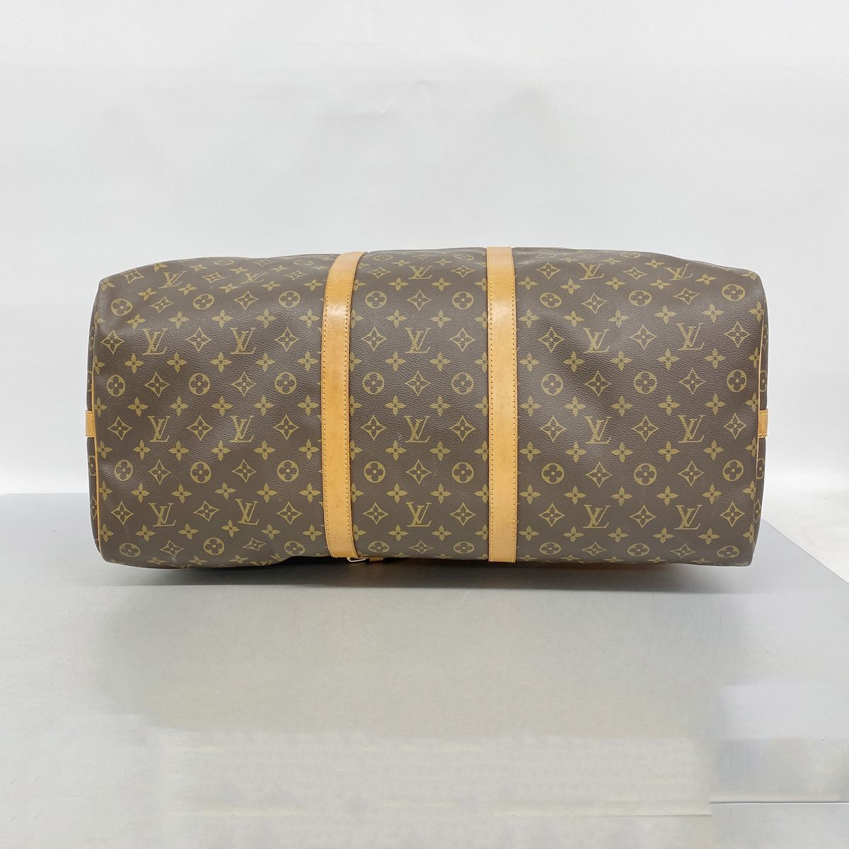 Louis Vuitton Boston Bag Monogram Keepall Bandouliere 60 Brown — view 3