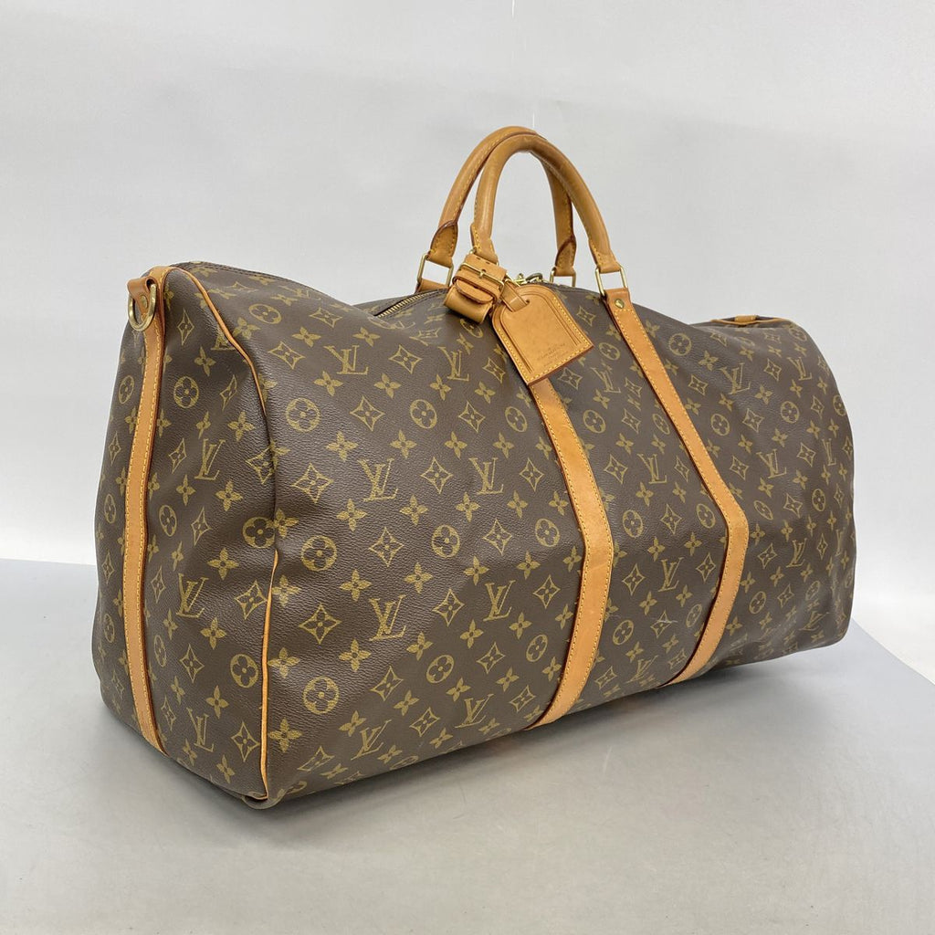 Louis Vuitton Boston Bag Monogram Keepall Bandouliere 60 Brown — view 2