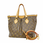 Louis Vuitton Handbag Monogram Palermo PM Brown 2-Way Bag