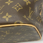 Louis Vuitton Handbag Monogram Palermo PM Brown 2-Way Bag — view 6