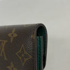 Louis Vuitton Wallet Monogram Portefeuille Emily Vert — view 6