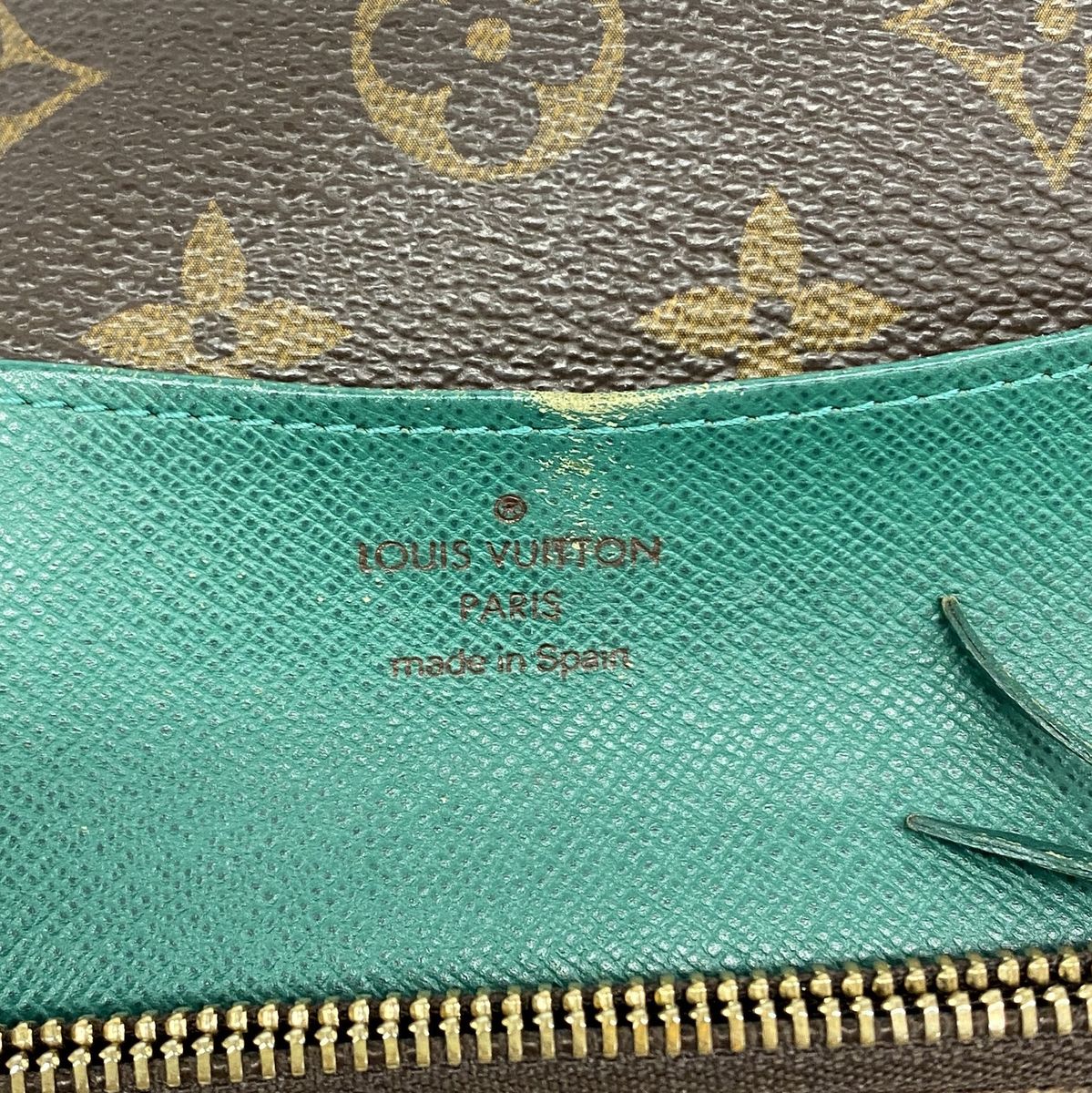 Louis Vuitton Wallet Monogram Portefeuille Emily Vert — view 4