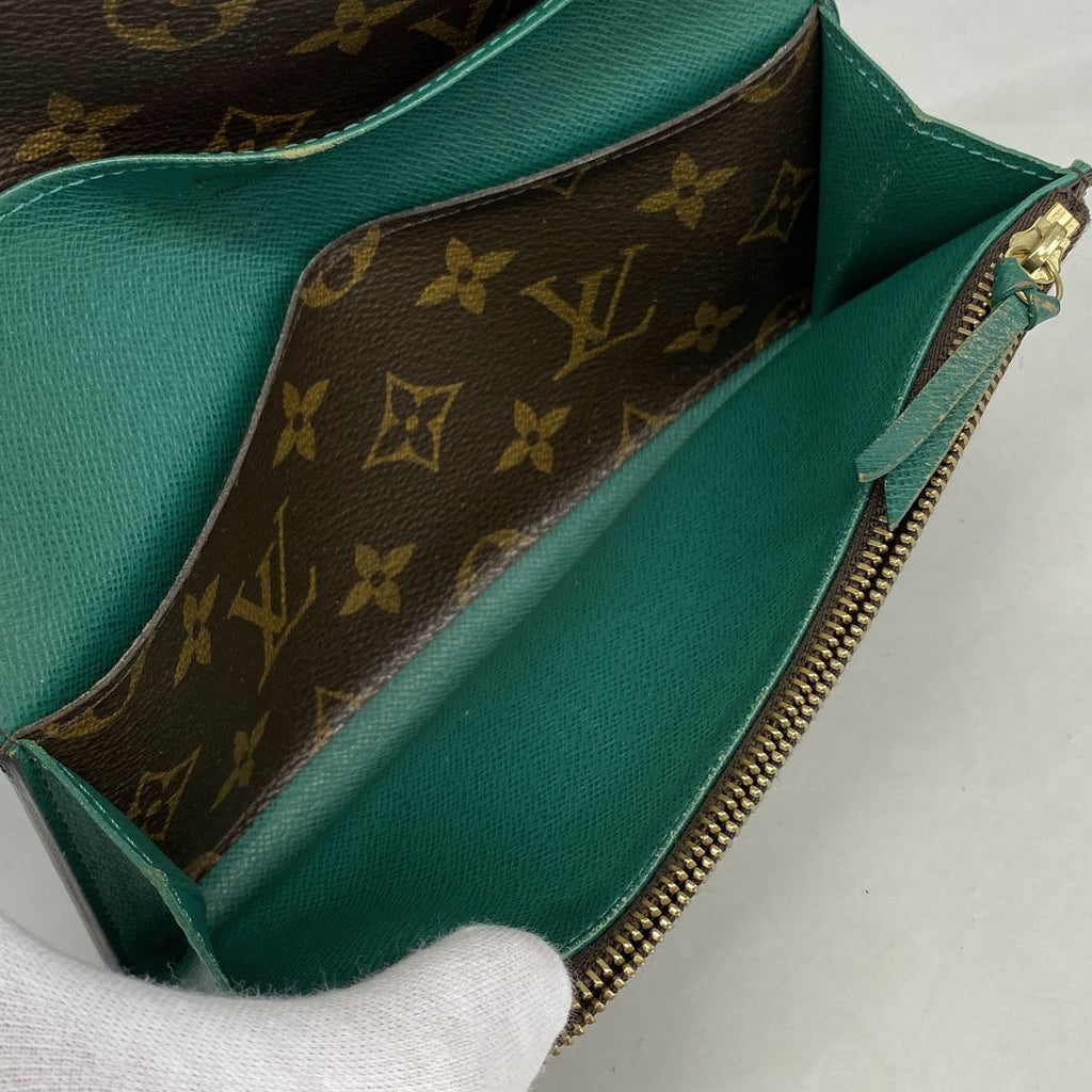 Louis Vuitton Wallet Monogram Portefeuille Emily Vert — view 3