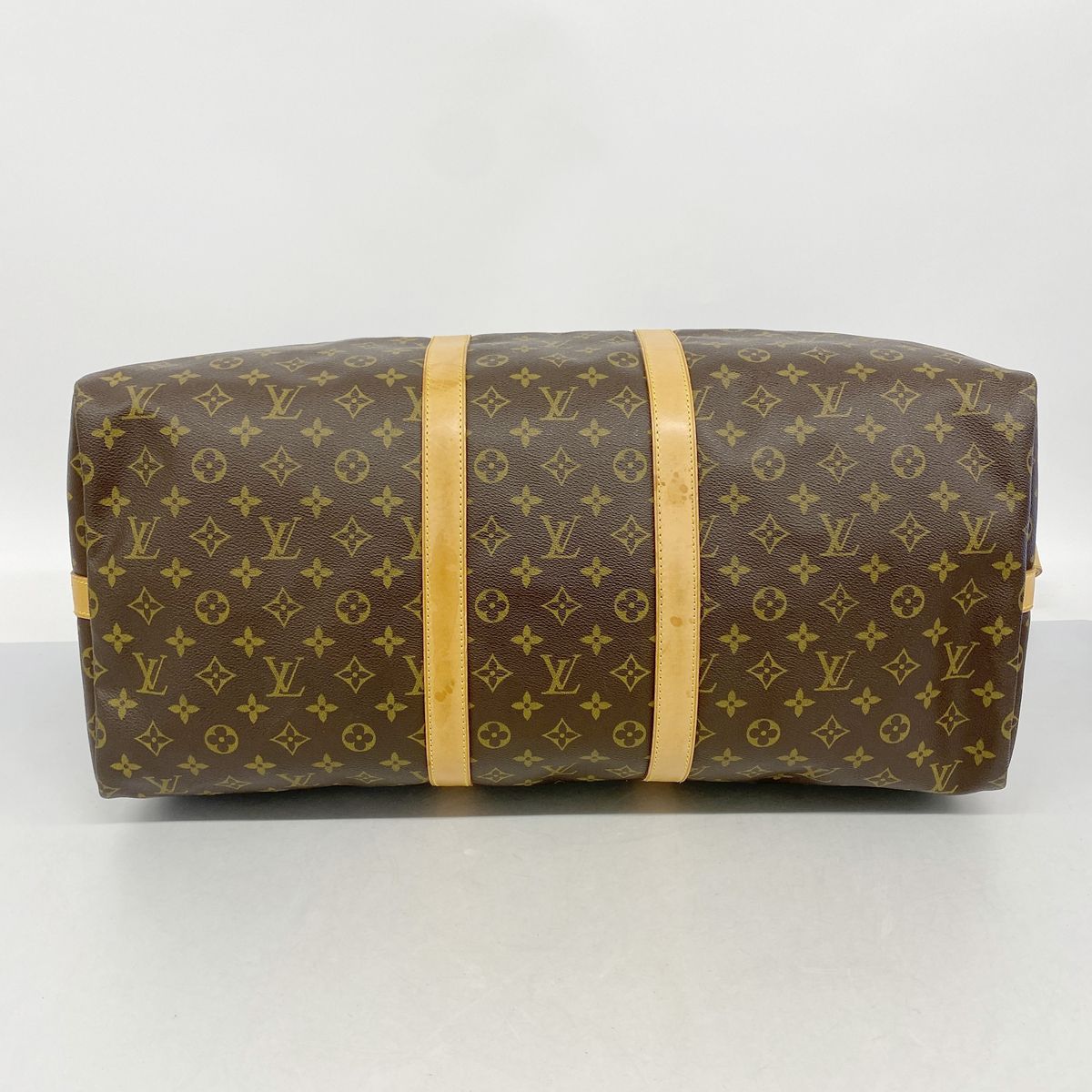 Louis Vuitton Boston Bag Monogram Keepall Bandouliere 55 Brown — view 3