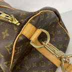 Louis Vuitton Boston Bag Monogram Keepall Bandouliere 55 Brown — view 7