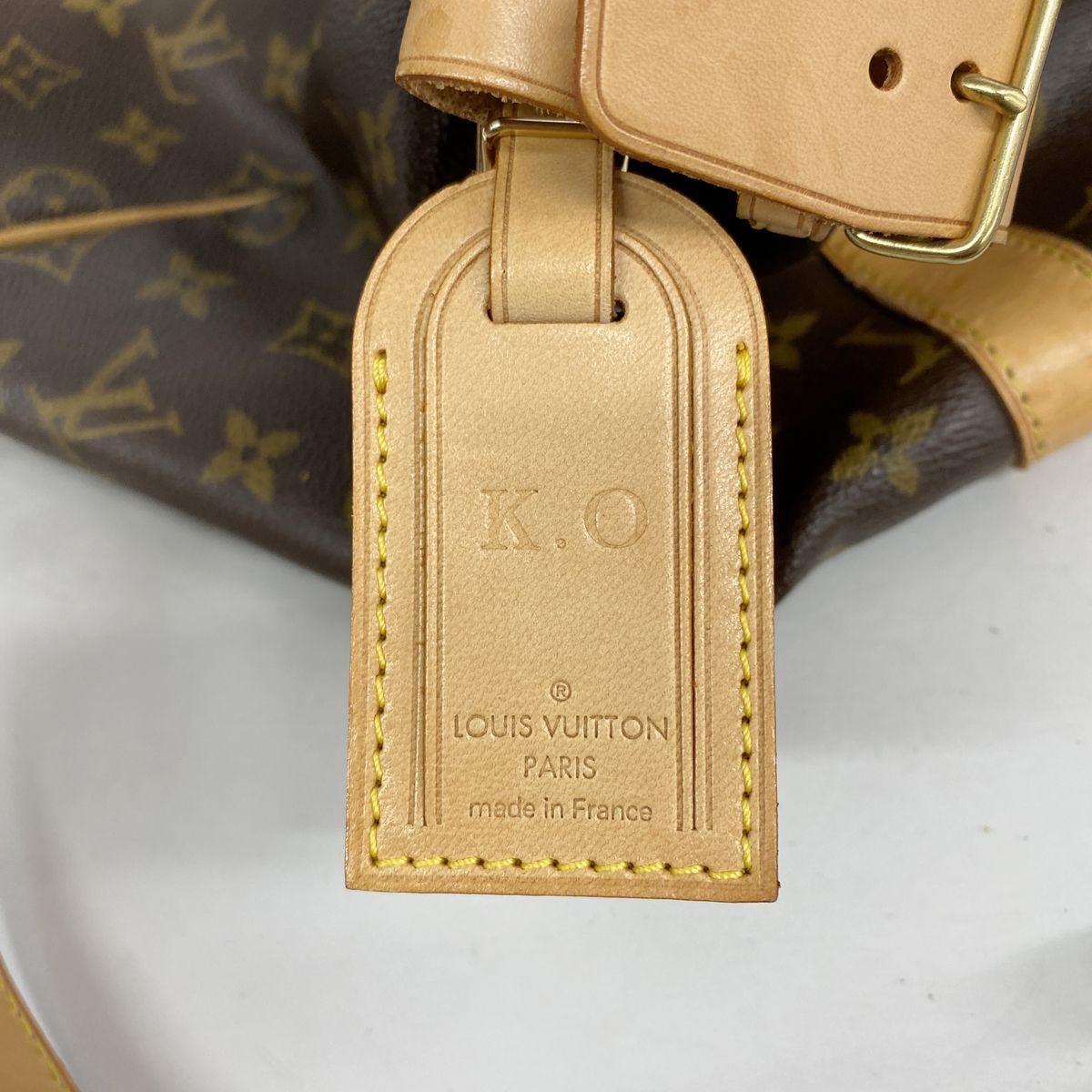 Louis Vuitton Boston Bag Monogram Keepall Bandouliere 55 Brown — view 6