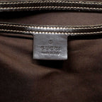 Gucci Tote Bag GG Supreme Brown Gold — view 5
