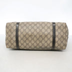 Gucci Tote Bag GG Supreme Brown Gold — view 3