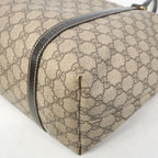 Gucci Tote Bag GG Supreme Brown Gold — view 6