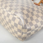 Louis Vuitton Tote Bag Damier Azur Neverfull PM White — view 8