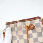 Louis Vuitton Tote Bag Damier Azur Neverfull PM White — view 6