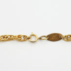 Chanel Necklace Vintage CC Logo Gold Plated Faux Pearl — view 4