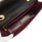 Chanel Shoulder Bag Maxi Quilted Lambskin Black Gold — view 4
