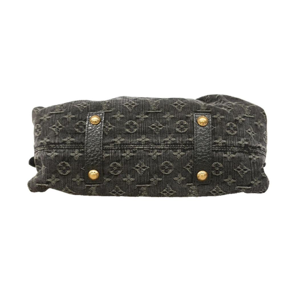 Louis Vuitton Handbag Monogram Denim Neo Cabby MM Noir 2-Way Bag — view 3