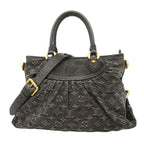 Louis Vuitton Handbag Monogram Denim Neo Cabby MM Noir 2-Way Bag